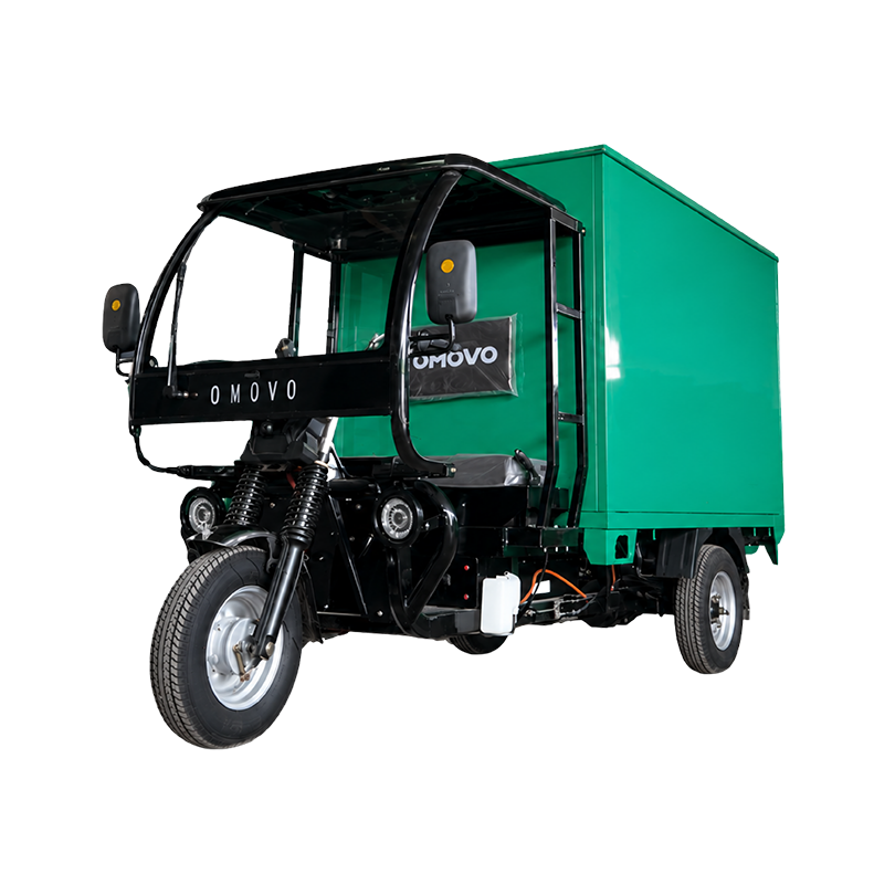 Kaisar EVS OMOVO MAX — Motor roda 3 listrik box besar kapasitas muatan tinggi
