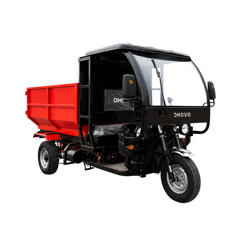 Kaisar EVS OMOVO PRO GARBAGE — Motor roda 3 listrik bak sampah untuk pengelolaan limbah